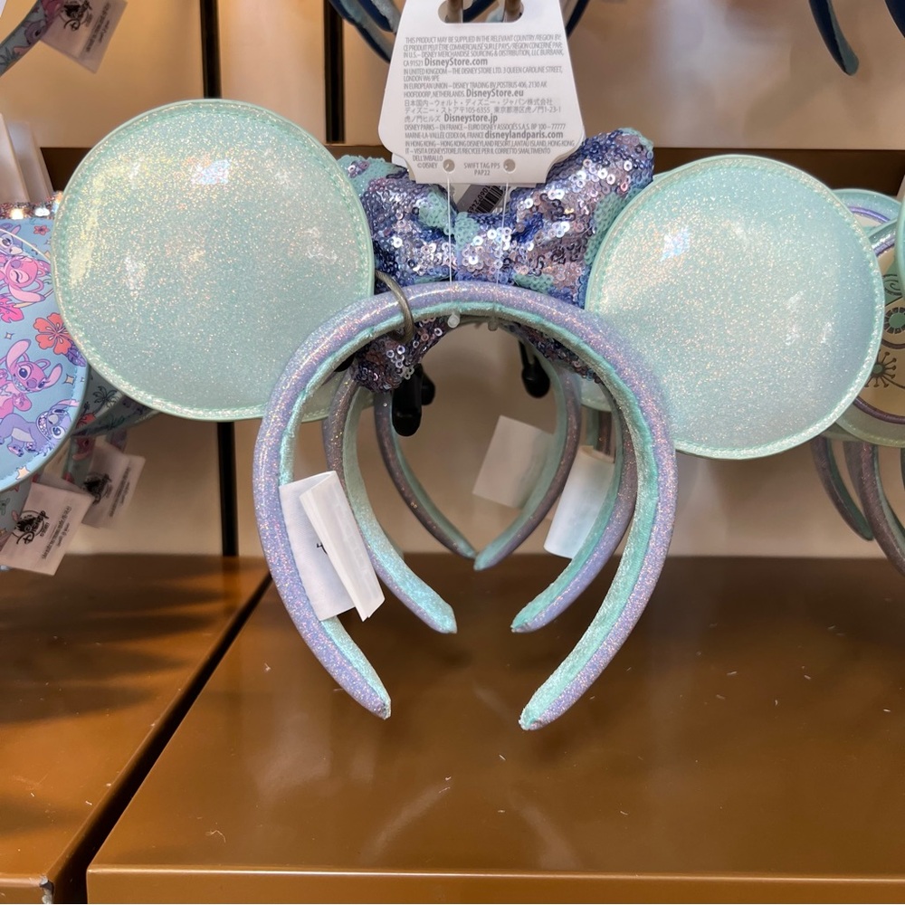 Disney Parks It’s A Small World Minnie Ears Bow Headband Magic Kingdom NEW - Picture 2 of 2